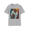 Charcoal DTG T-shirt with Harry Belafonte portrait and crew neck fit