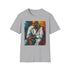 Charcoal DTG T-shirt with Harry Belafonte portrait and crew neck fit