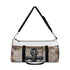 Nautical-themed anchor and rope duffel bag for weekend getaways.
