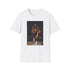 Charcoal cotton t-shirt featuring artistic Kobe Bryant Lakers design
