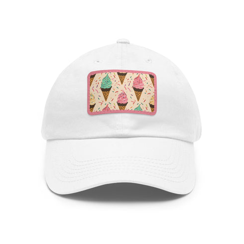 Sweet Treats Cap: Seamless Cone with Sprinkles Design