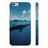 Minimalist Whale Phone Case, Glossy Slim iPhone 7 Plus/8 Plus