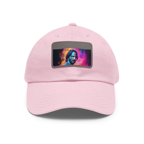 Neon Dreams Keanu Reeves Watercolor Baseball Cap White Unisex Hat