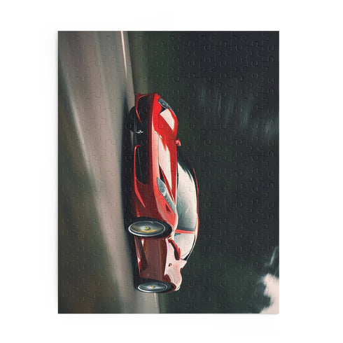Ferrari Speed Demon Puzzle - 10" x 8" - Racing theme jigsaw puzzle.
