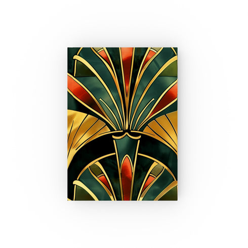 Geometric Muse: Art Deco Journal - Elegant design, high-quality material, perfect for all seasons. Makes a great gift! Explore your creativity with geometric patterns.
