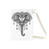 Mandala elephant laundry bag with intricate global-inspired design.