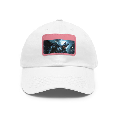 Dark Knight Legacy Gotham City Baseball Cap in White, Unisex, Vegan