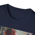 Charcoal Spider-Man T-shirt in cotton with vibrant superhero portrait and crew neck