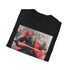 Charcoal cotton T-shirt with Darth Maul illustration and crew neck design