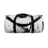Stylish dancer and music note print small duffel bag, made in USA