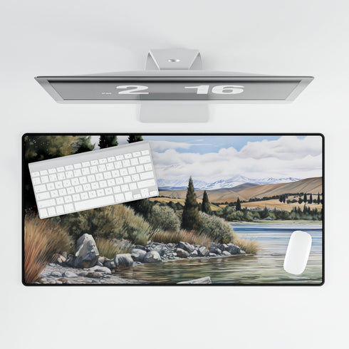 New Zealand Mirror Lake & Southern Alps XXL Extended Desk Mat – Prints With Passion (View 5)