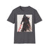 Charcoal cotton T-shirt with bold Kylo Ren illustration embracing the dark side