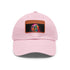Stylish Neon Trump Hat with Watercolor Splatter Design