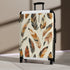 Boho Feather Dream Small Suitcase in Black for Travel Accessories