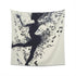 Dancing Notes Silhouette Tapestry: Graceful dancer and musical notes design | High-quality, stylish décor for all seasons | Perfect gift idea - 34 x 40 or 57 x 57 sizes