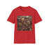 Steampunk T-shirt with intricate gears and cogs design in Sport Grey.