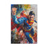 Superman hero flight canvas art: dynamic, bold, powerful flying artwork.