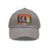 Kevin Hart Neon Watercolor Cap in White/Light Brown Rectangle Unisex Vegan