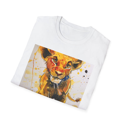 Roar confidently in iconic Lion King charcoal tee, regular-fit exclusive.