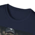 Charcoal cotton t-shirt featuring vibrant Babe Ruth watercolor design regular fit