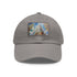 Chrysler Skyline Watercolor Cap in White with Light Brown patch.