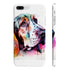 Basset Hound Charm glossy long-eared phone case for iPhone 7/8 Plus.