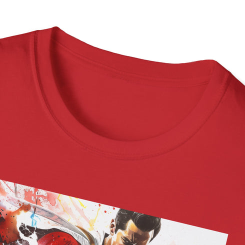 Lightning-charged Shazam superhero T-shirt in Charcoal for men and women