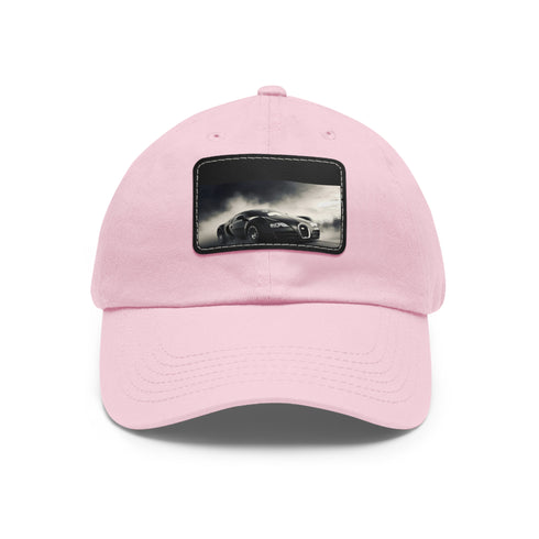 Bugatti Speedster Cap in White with Light Brown Patch