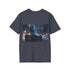 Gotham City Batmobile TShirt in Charcoal - Dark Knight Shirt.