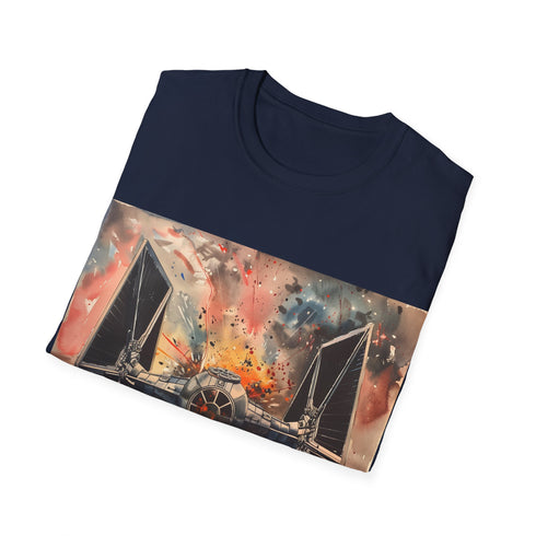 Empire Strikes Back Tie Fighter Tee in Charcoal, Summer Must-Have