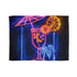 Neon Paradise Blanket in Vibrant RGB Colors for Cozy Sleep