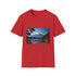 Serene Majesty Sacred Mountain Charcoal T-Shirt, Regular fit, Crew neck.