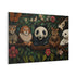A Diverse Group of Animals Living in Harmony Stretched Canvas Wall Art