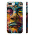 Neon Tribe Vibrant Mask Phone Case - Glossy iPhone 7/8 Plus Slim