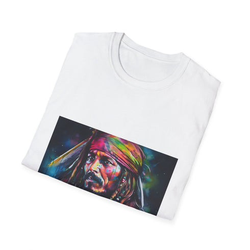 Pirate Legend T-shirt in Charcoal for Men in Small Size.