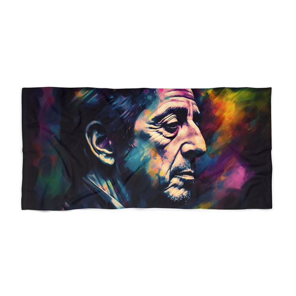 these towels will keep you looking chic and feeling comfortable. Get ready to turn heads and make a statement with these Pacino Paradise Beach Towels.
Stay stylish at the beach with Pacino Paradise Beach Towels that feature a larger-than-life image of Al Pacino. Designed for ultimate comfort and quality