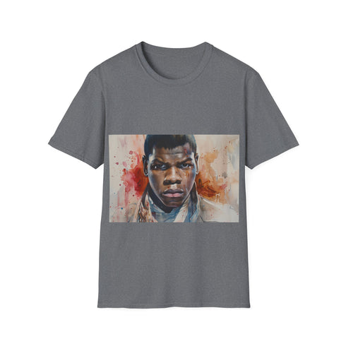 Charcoal cotton crew neck Star Wars tee for men and women.