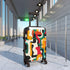Abstract Adventure Suitcase Set in Black, Small, Bold and Vibrant Patterns