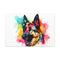 this canvas print is a perfect addition to any room. The high-quality print and vibrant colors make this piece a standout in any space. Add a touch of elegance and sophistication to your home with the Royal Canin German Shepherd Training Canvas.
Showcase your love for German Shepherds with this exquisite canvas print