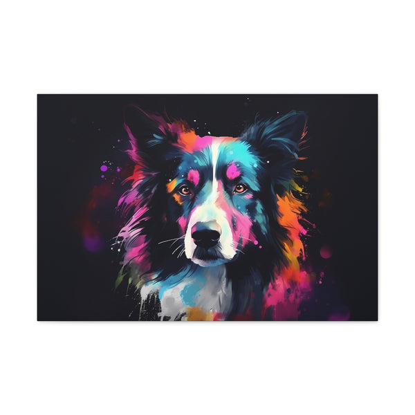 Cute Collie Canvas Collieball Art | Canvas | Art & Wall Decor, Canvas, Fall Picks, Hanging Hardware, Home & Living, Indoor, Top Spring Products, Valentines Day promotion | Prints with Passion