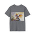 Vibrant watercolor Spyro dragon tee in charcoal, regular fit, summer essential.