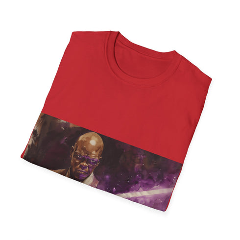 Galactic Force Mace Windu Tee in Charcoal, Size Small.