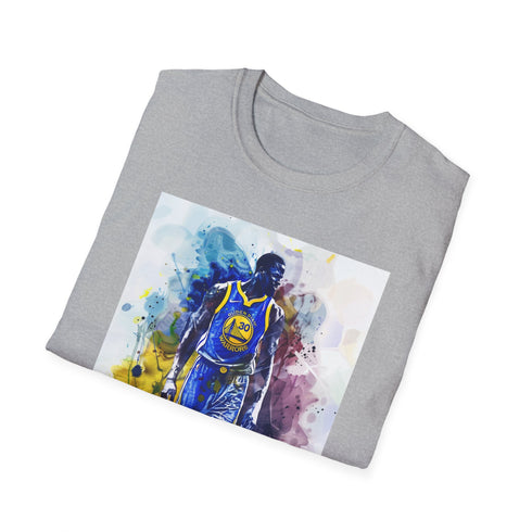 Charcoal cotton crew neck t-shirt featuring bold Draymond Green leadership graphic
