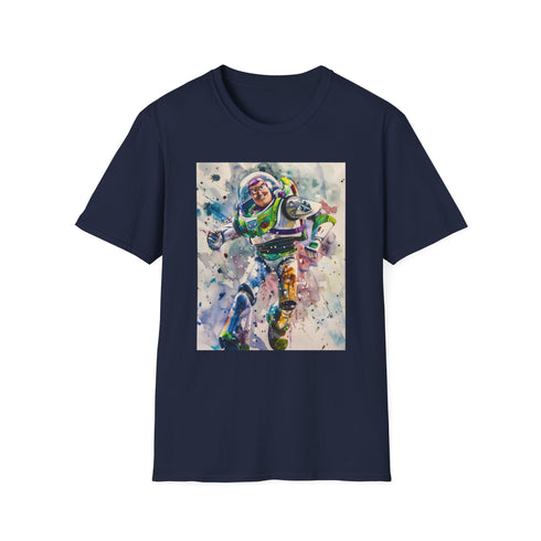 Soft charcoal Buzz Lightyear T-shirt with bold intergalactic Space Ranger design