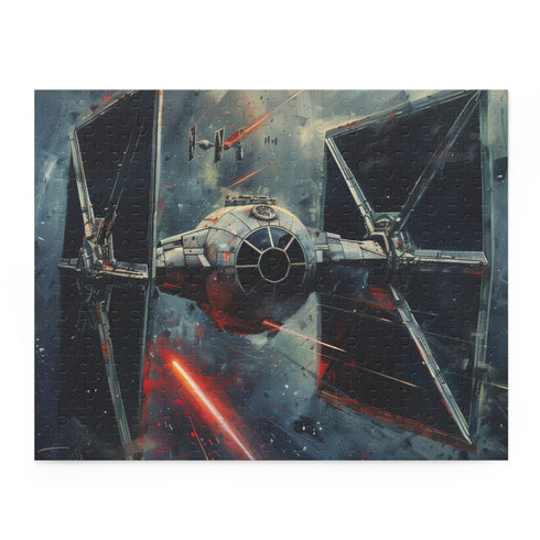 Star Wars Tie Fighter Puzzle - Challenging jigsaw for fans of iconic space opera franchise