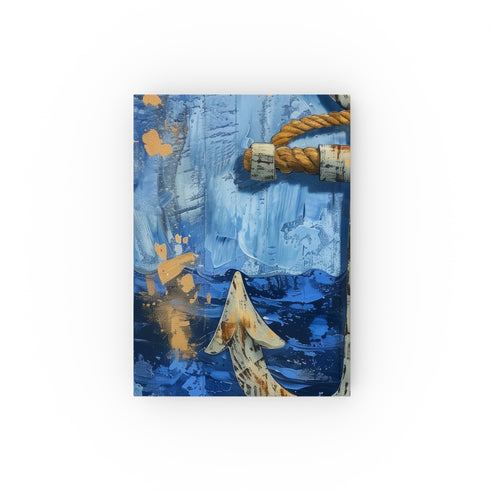 Seaworthy Scribes Nautical Journal - Anchor and rope motifs, sturdy design, perfect for chronicling your adventures!