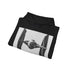 Star Wars navy Tie Fighter hoodie for men and women.