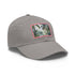 Congo Rainforest Dreams Cap in White with Light Brown Rectangle Patch.