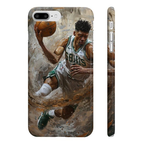 Dynamic Giannis Antetokounmpo Greek Freak iPhone 7 Plus Glossy Phone Case