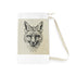 Fox Geometric Laundry Bag - Stylish laundry organization with bold fox design, perfect for adding fun to your routine
